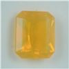 Image 1 : 4.03 CT Brazilian Fire Emerald Cut Gemstone