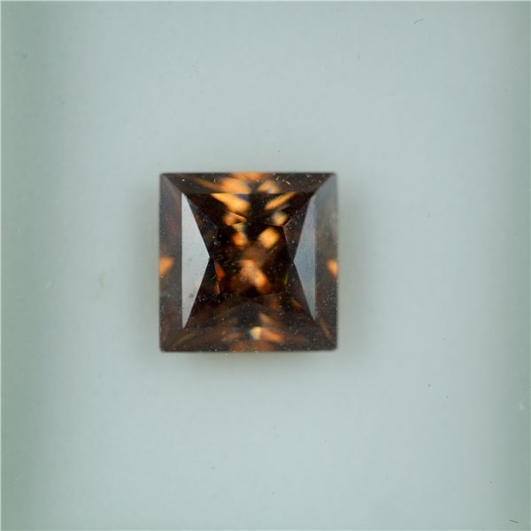5.37 CT Golden Brown Russian Strontium Titanate Gemstone