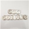 Image 1 : 10pc 1960-D to 1964-D Washington Silver Quarters