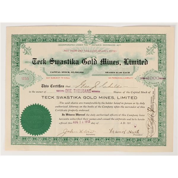 Swastika Gold Mines Stock [202823]