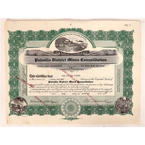 Mexican Mining Stock: Palmilla District [180612]