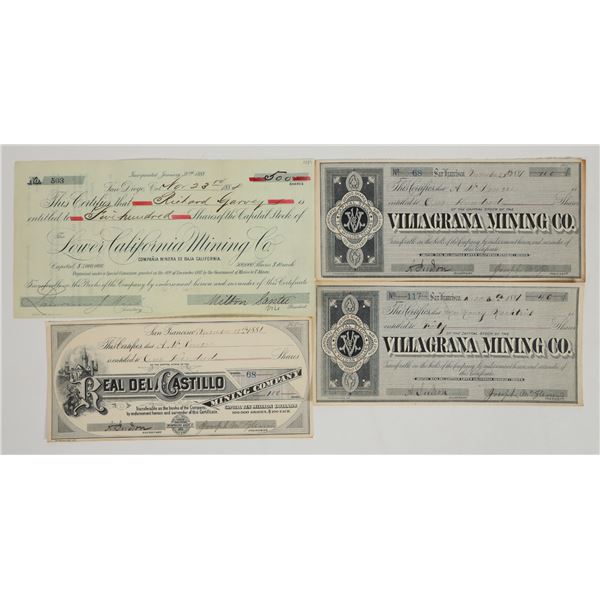 Mexican Mining Stocks, 1881-1888 (4) [205533]