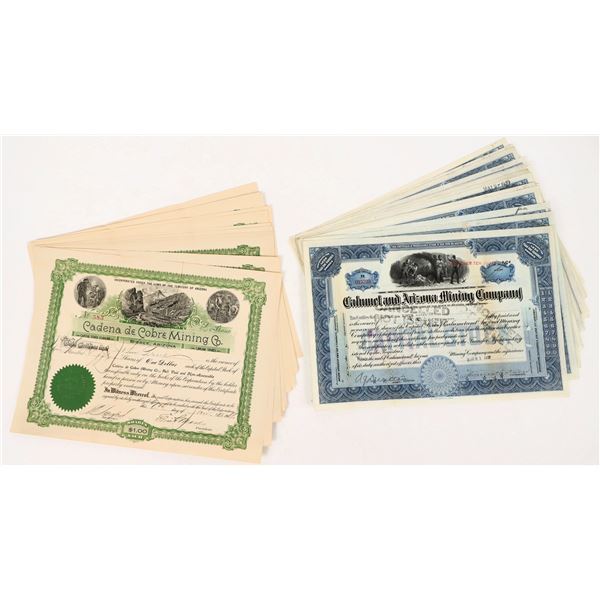 Bisbee Mining Stocks, 2 Different c.1905-1920  [206576]