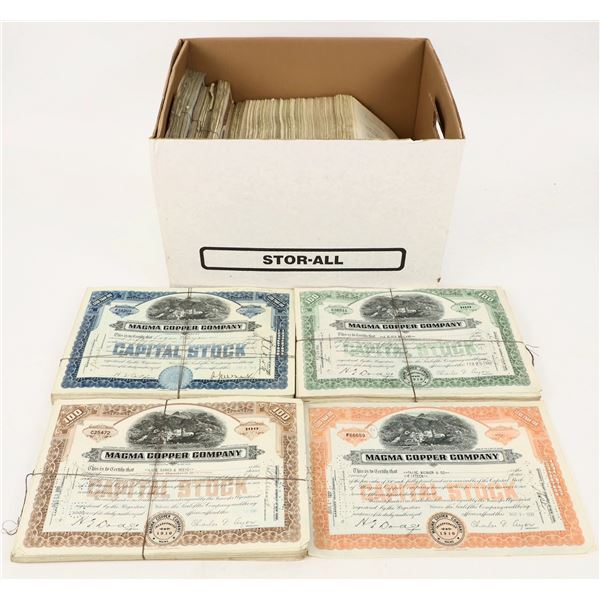 Magma Copper Company Stocks Box Lot [201980]