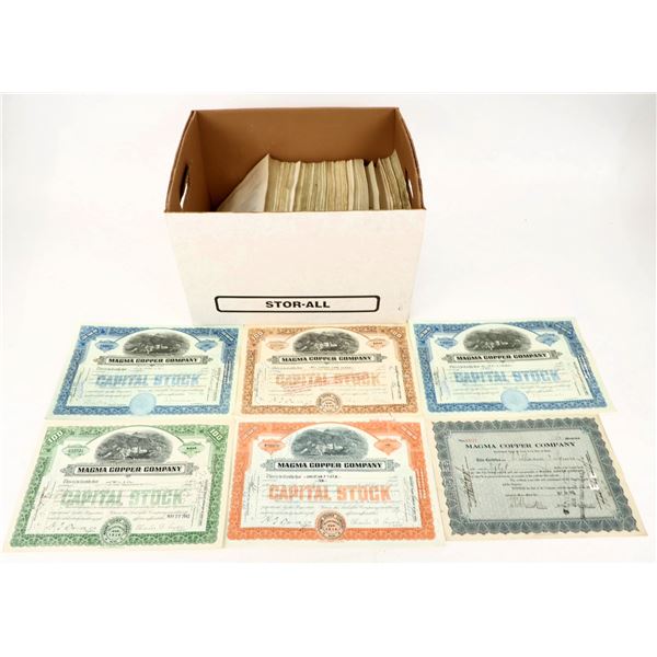 Magma Copper Company Stocks Box Lot [201981]