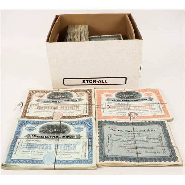 Magma Copper Company Stocks Box Lot [201984]