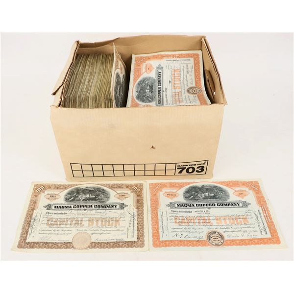 Mining Box Lot; Magma Copper Company [206596]