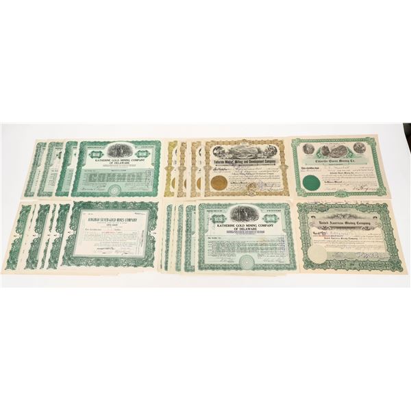 Mohave County Stocks, 5 Different c.1910-1930 (26) [206577]