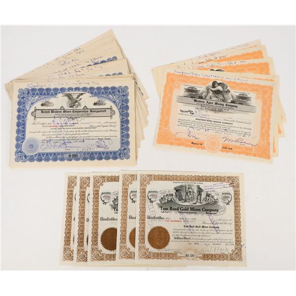 Oatman Mohave Stocks, 3 Different c.1920  [206570]