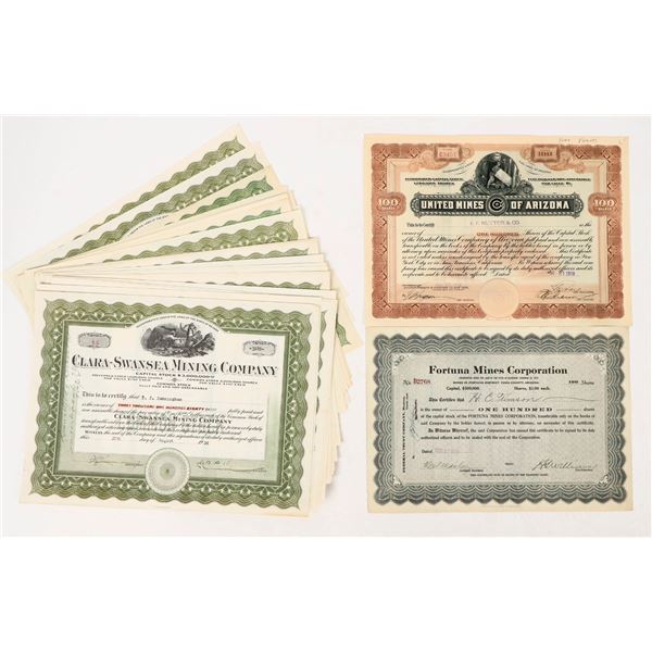 Yuma Arizona Stocks, 3 Different c.1915-1930 About 30 [206572]