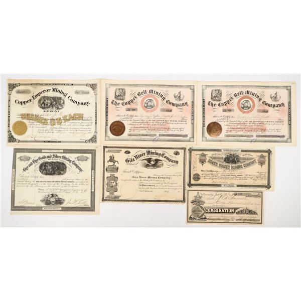 Early Arizona Mining Stocks [205302]