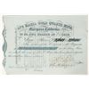 Image 1 : Ave Maria Gold Quartz Mine Stock Certificate, California Gold Rush [200861]