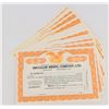 Image 1 : Smuggler Mining Company, Ltd. Stock Certificates, Unissued (60) [205553]