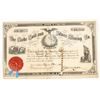 Image 1 : Globe Gold & Silver Mining Co. Stock Certificate, Silver Mountain, 1880 [198031]