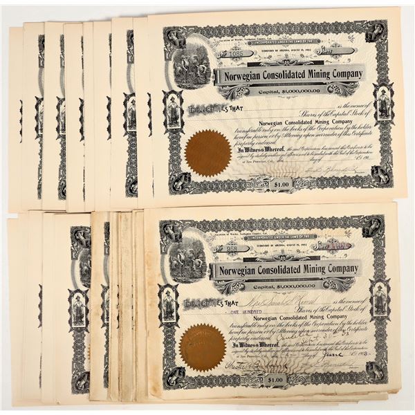 Norwegian Consolidated Mining Co. Stocks [206152]