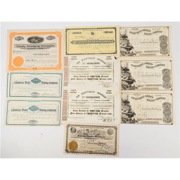 California Gold Mining Stock Group (13) [197999]