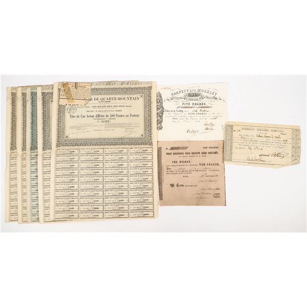 California Gold Rush Mining Stocks [205318]