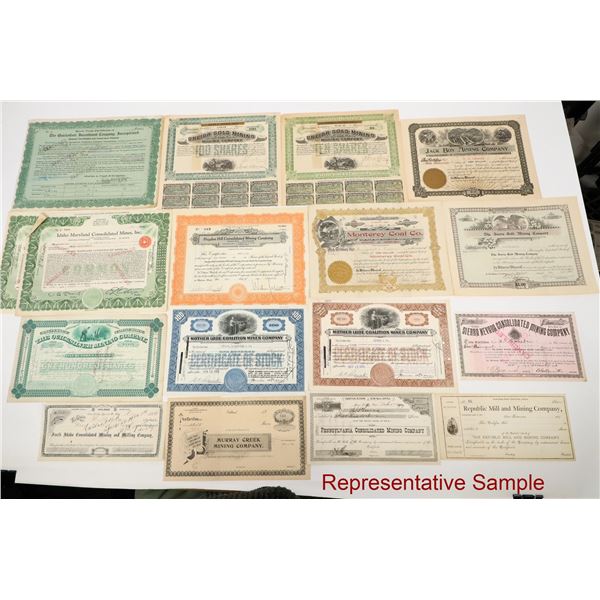California Mining Stock Collection [205319]