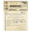 Image 1 : Two Different California Mother Lode Mining Stock Certificates [204626]