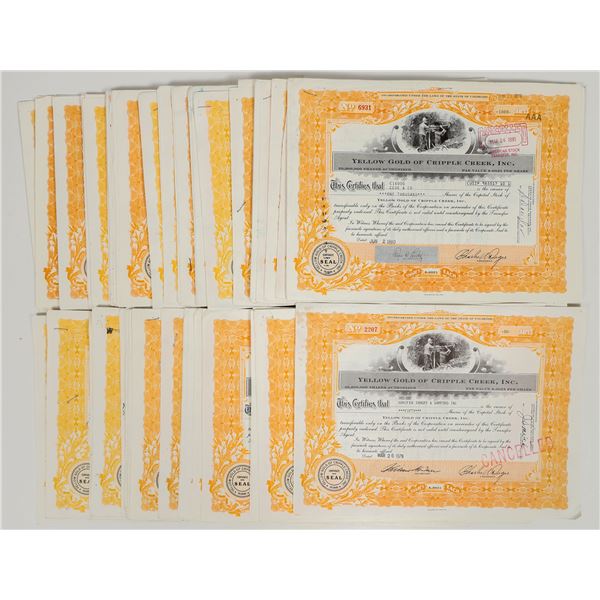 Yellow Gold Of Cripple Creek, Inc Stocks [200742]