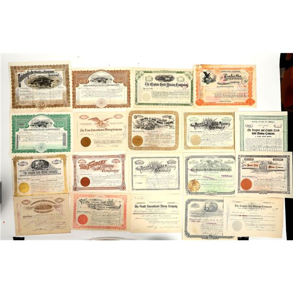 Cripple Creek Mining Stock Dealer Group 1 [205265]