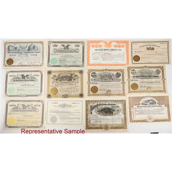 Colorado Mining Stock Collection (40 Different) [198012]