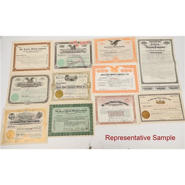 Colorado Mining-Large Dealer Lot, 11 Different Titles, About 130 [206441]