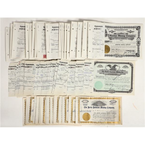 Colorado & Idaho Mining Stock Certificates [199577]