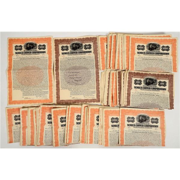 Seneca Copper Corporation Convertible Bonds c,1923 (190+) [206330]