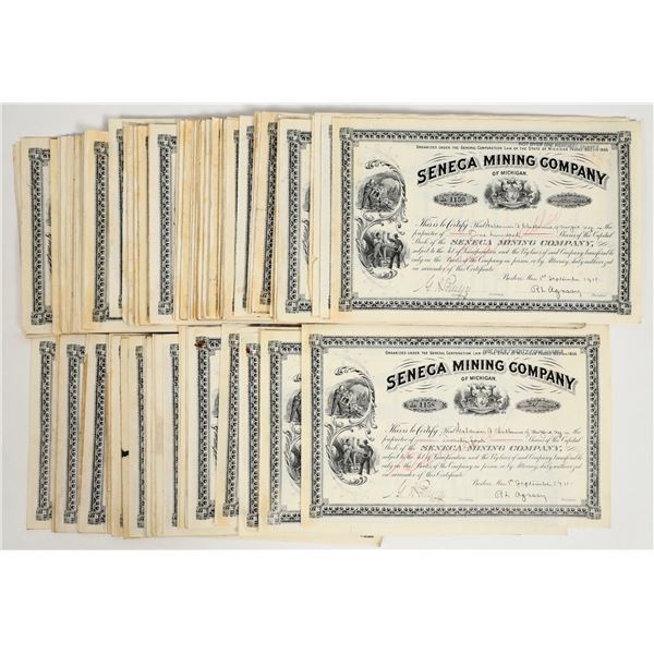 Seneca Mining Company Stocks (100) [206253]