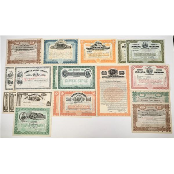 Michigan Mining Stocks/Bond [205316]