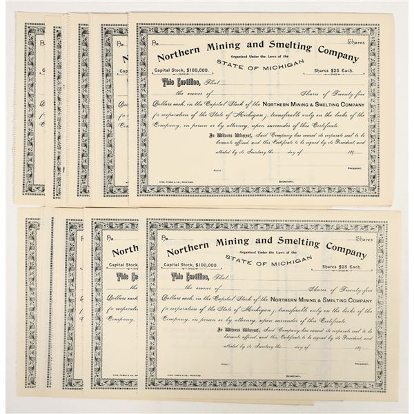 Northern Mining and Smelting Co. Stocks (25) [206155]