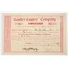 Image 1 : The Coulter Copper Co. Of Michigan Stock [200717]