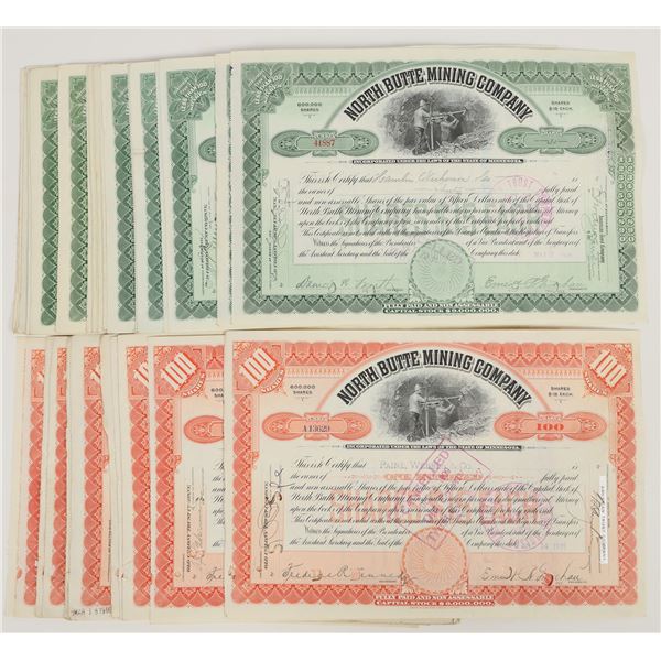 North Butte Mining  Co. Stocks.(50) [206153]
