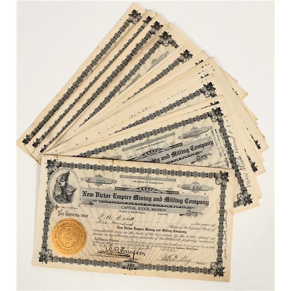 New Victor Empire Mining and Milling Co. Stocks. (35) [206154]