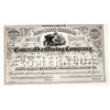 Image 1 : First North Extension Esmeralda Mining Co. Stock Certificate, Aurora, 1861 [198148]