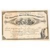 Image 1 : Bristol Silver Mining Company Stock Certificate, 1886 [198026]