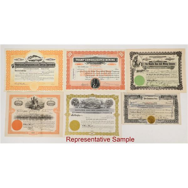 Bullfrog Mining District Stocks, 8 Companies c.1900-20 (33) [206229]