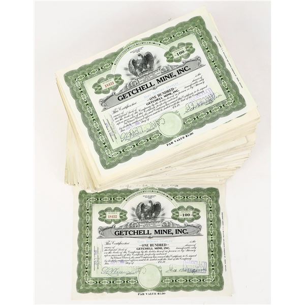 Getchell Mine Stock Group, Wingfield Signed [206701]