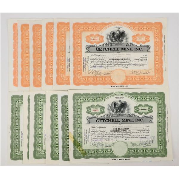 Getchell Mine, Inc. Stocks (17) [206809]