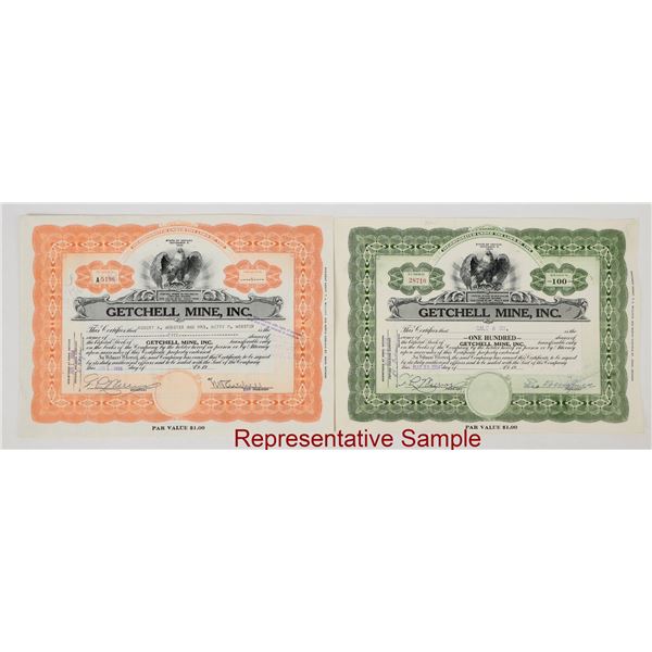 Getchell Mine, Inc. Stocks (200+) [206850]