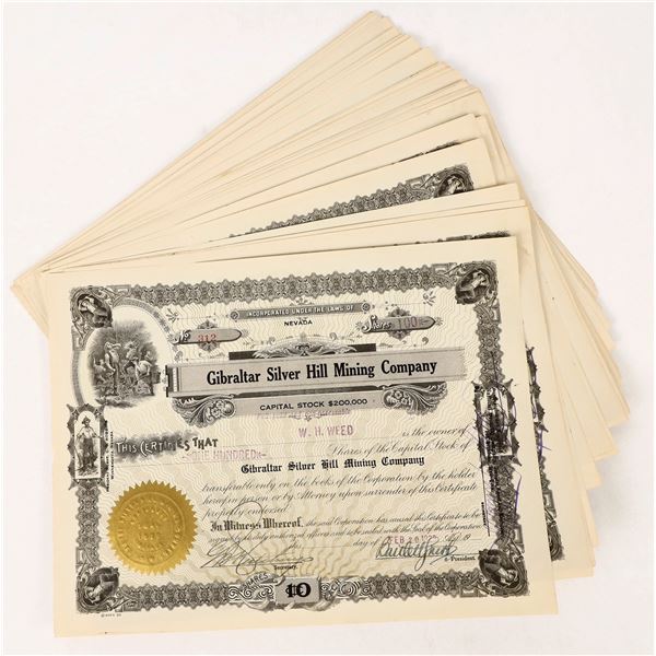 Gibraltar Silver Hill Mining Co. Stocks 1920 (45) [206236]