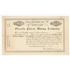 Image 1 : Osceola Placer Mining Company Stock Certificate 1894 [204178]