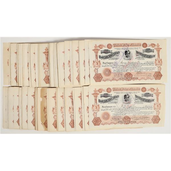 Round Mountain Mining Company Stocks c.1900-25 About 300 [206207]