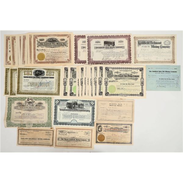 Tonopah & Goldfield Mining Stocks, 1904-1925 (35) [205568]