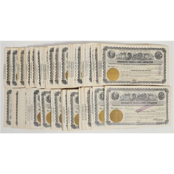 Consolidated Virginia & Andes Corp. Stocks (300) [205771]