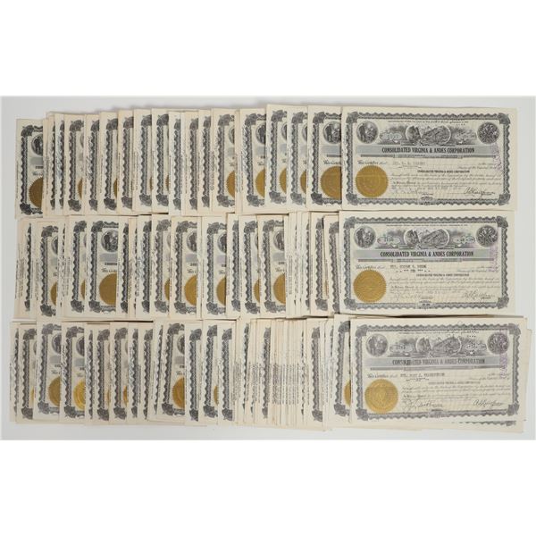 Consolidated Virginia & Andes Corp. Stocks (320) [205775]