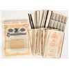 Image 1 : The Comstock Tunnel Company Stock & Coupons Certificates Lot (200) [205919]