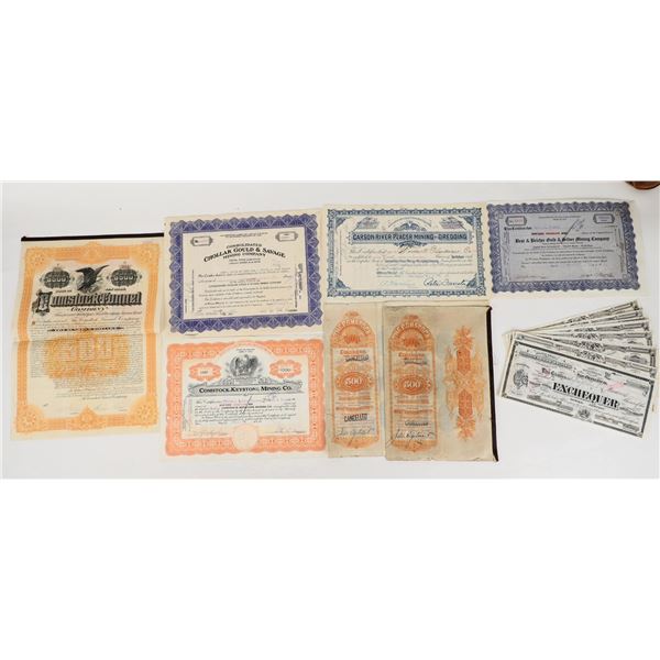 Nevada Comstock Mining Stocks And Bonds  [205658]