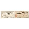 Image 1 : Two Different 1860s White Pine County, Nevada Mining Stock Certificates [198141]